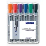 Markeris Staedtler 356 WP6 6 vnt. (juoda, mėlyna, žalia, oranžinė, raudona, violetinė)
