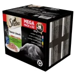 &Scaron;lapias kačių ėdalas padėkle Sheba asortimentas 32 x 85 g &ndash; mi&scaron;rus pauk&scaron;tiena, antis, la&scaron;i&scaron;a, tunas