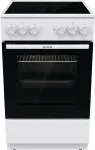 Gorenje GEC5A21WG Laisvai pastatoma viryklė Elektrinė Keraminė kaitlentė Balta