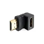 HDMI adapteris vyri&scaron;kas į moteri&scaron;ką 90&deg; žemyn DeLOCK 65071