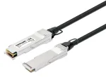 Intellinet 2m 40G QSFP+ pasyvus tiesioginio prijungimo varinis Twinax kabelis 30AWG MSA suderinamas QSFP-H40G-CU2M