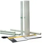 Apsauginė knygų plėvelė agipa 00263 &ndash; lipni, skaidri, blizgi PP, 500 mm x 3 m, nuimama