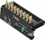 Wera Tools 05347153001 - &Scaron;e&scaron;iakampis - Pozidriv - 1 x 1/4x75 1 x PZ 1x25 7 x PZ 2x25 1 x PZ 3x25 - 25,4 / 4 mm (1 / 10,20cm (4) ) - &Scaron;e&scaron;iakampis (05347153001)