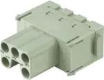 Pramoninis stačiakampis jungtis Harting Han 5 Mod bu-ES 16A, modelis 09 14 005 2716