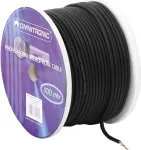 Mikrofono kabelis Omnitronic 2x0,22 mm&sup2; 100 m Juodas