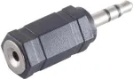 Adapteris ShiverPeaks BS57021 3.5mm į 2.5mm, juodas-sidabrinis