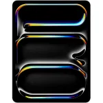 Apple iPad Pro M5 Wi-Fi + Cellular 2TB su standartiniu stiklu sidabrinis