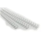 GBC Binding Wires MultiBind 10mm, sidabriniai, 130 lapų, A4, 228 mm, 104 mm, 100 vnt.