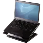 Fellowes Designer Suites Laptop Riser, ne&scaron;iojamojo kompiuterio stovas, juodas, plastikinis, 43,2 cm (17 colių), 11,3 kg, FIRA International, EN ISO 9241-5