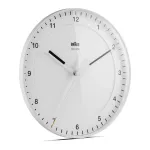 Braun BC 17 sieninis mechaninis laikrodis, baltas