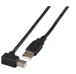 USB kabelis EFB Elektronik K5260SW.1,8 1,8 m USB A &ndash; USB B juodas