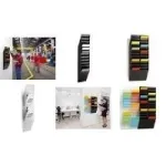 DURABLE FLEXIBOXX 12 bro&scaron;iūrų laikiklis A4 portretinis permatomas sieninis 1709763060