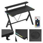 HUZARO Hero 1.9 RGB Black Gaming Desk