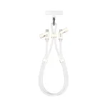 Sbox Lanyard White USB-C &ndash; USB-C kabelis, 1,5 m, baltas