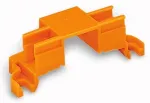 WAGO 243-112 tvirtinimo adapteris 4 jungtims, Serija 243, oranžinis