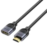 UNITEK HDMI prailginimo laidas 1 m, HDMI 2.1, 8K@60Hz, 48Gbps, juodas