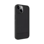 Evelatus Apple iPhone 15 Plus Plastic Leather MagSafe Back Cover Black