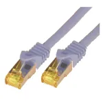 M-CAB Cat.7 neapdorotas kabelis S-FTP PIMF LSZH 15.0m pilkas 10 Gigabit Ethernet 600MHz komutacinis kabelis