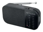 Ne&scaron;iojamas radijo imtuvas Muse M-025 R &ndash; MW/FM, juodas, maitinamas baterijomis, kompakti&scaron;kas (32&times;130&times;70 mm)