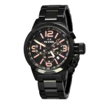 TW STEEL MAN TW312 40mm Kvarcinis Chronografas Juodu Ciferblatu Odiniu Dirželiu