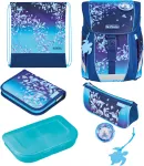 Herlitz FiloActive Plus Blue Ice mokyklinė kuprinė, 5 dalių rinkinys
