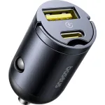 Baseus Tiny Star 30W USB-A USB-C sieninis įkroviklis, juodas