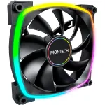 Ventiliatorius Montech AX140 PWM 14 cm juodas 540-1760 RPM