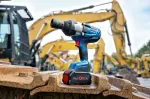 Belaidis smūginis veržliasukis Bosch GDS 18V-1600 HC &mdash; 1600 Nm sukimo momentas, 18V akumuliatorių sistema