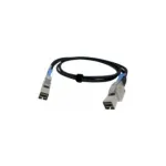 QNAP CAB-SAS05M-8644 I&scaron;orinis Mini-SAS HD laidas, 0,5 m, juodas