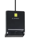 Gembird FD2-SCR Universal USB Smart Card Reader, juoda