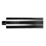 NEO TOOLS deimantinis gręžimo vainikas 132 mm x 470 mm, 1 1/4 colio UNC sriegis, &scaron;lapiasis gręžimas gelžbetoniui ir mūrui