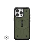 UAG Pathfinder MagSafe dėklas, skirtas iPhone 16 Pro &ndash; Alyvuogės spalvos