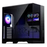 Phanteks XT V5 LCD Midi-Tower kompiuterio korpusas, ATX, 7 colių LCD, grūdintas stiklas - juoda