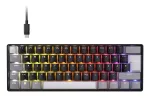 Corsair CLIPPER PRO MINI 60 60% laidinis žaidimų klaviatūra su Hall Effect magnetiniais jungikliais, QWERTZ, juoda