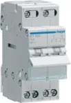 Hager SFT225 Modulinis perjungiklis I-0-II, 2P, 25A, 230V AC, DIN bėgelis