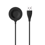 FIXED USB-A magnetinis įkrovimo laidas, skirtas Huawei Watch GT 2 Pro/3/3 Pro/4/4 Pro/5/5 Pro/6/6 Pro, juodas, 1 m