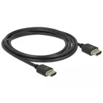 HDMI kabelis DeLOCK 85294 2m A tipo ki&scaron;tukas &ndash; ki&scaron;tukas juodas