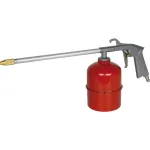 BR&Uuml;DER MANNESMANN M 1542 suslėgto oro pur&scaron;kimo pistoletas su 1 l plienine talpa, raudonas