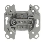 BUSCH-JAEGER 0230-102 antenos lizdo įdėklas, 2 i&scaron;ėjimai, galinis lizdas, baltas 2CKA000230A1554
