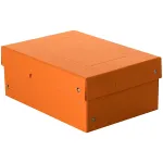 FALKEN PURE dokumentų saugojimo dėžė 1250 lapų, pastelinė oranžinė, 18,0 x 25,0 x 10,0 cm, 1 vnt. (22001848000F)