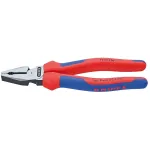 KNIPEX 02 02 200 - Apžiūros replės, plienas, plastikas, mėlynai raudonos, 20 cm, 342 g