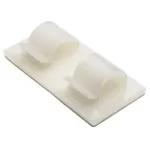 HellermannTyton RB8 varžtais tvirtinamas kabelių suri&scaron;ėjų laikiklis, baltas, poliamidas, maks. 8 mm pluo&scaron;tui, 100 vnt. paketas