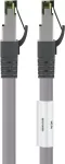 Wentronic Goobay CAT 8.1 tinklo kabelis, S/FTP (PiMF), pilkas, 20 m - LSZH be halogenų, varis AWG 24 (55143)