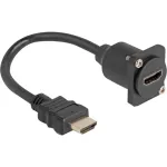 DeLOCK D-Type HDMI laidas lizdas-ki&scaron;tukas juodas 20 cm