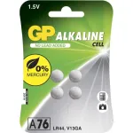 GP &scaron;arminė moneta 76A/LR44/V13GA 1,5V 4 vnt. lizdinėje pakuotėje