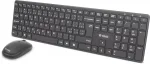 Belaidis klaviatūros ir pelės rinkinys YENKEE YKB 2008CS &mdash; 2,4 GHz USB, kompakti&scaron;kas i&scaron;dėstymas