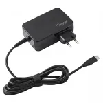 Akyga AK-ND-82 USB-C GaN ne&scaron;iojamojo kompiuterio maitinimo adapteris 90 W, PD 3.0, 5&ndash;20 V, 1,8 m laidas, juodas