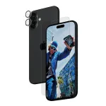 PanzerGlass &reg; 2-in-1 rinkinys iPhone 16 Plus, Apple, Apple - iPhone 16 Plus, sausas klijavimas, atsparus įbrėžimams, atsparus smūgiams, permatomas, 1 vnt.
