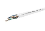 Cat6a F-UTP 4x2xAWG23 LSZH baltas 305 m, gaisrinė klasė Cca