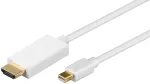 Microconnect MDPHDMI5 vaizdo kabelio adapteris 5 m Mini DisplayPort HDMI A tipas (standartinis) Baltas
